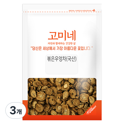 고미네 볶은 우엉차 국산, 300g, 1개입, 3개