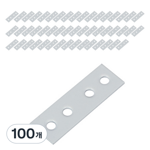 모네스페스 11번 일자 평철 화이트, 100개