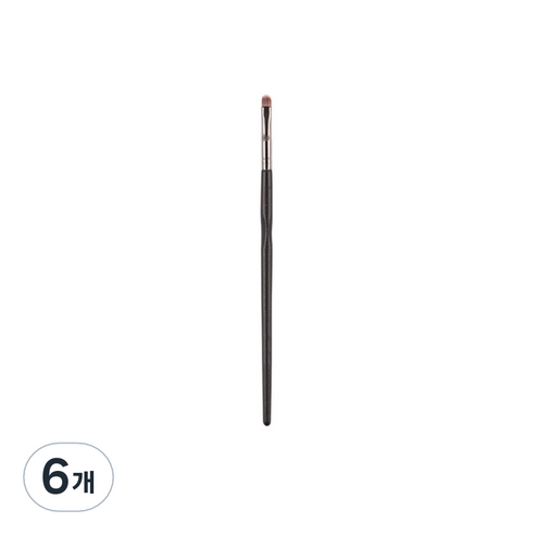 시크블랙 아이포인트 브러쉬, 블랙, 6개