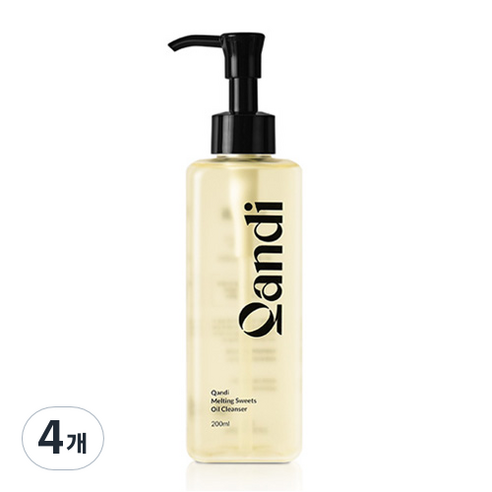 콴디 멜팅 스윗츠 클렌징 오일, 200ml, 4개