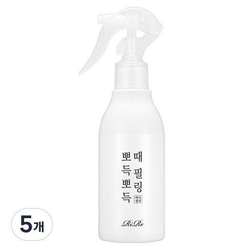 리르 뽀득뽀득 때 필링 바디스크럽, 200ml, 5개