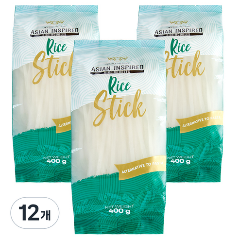 더블드래곤 라이스 누들 쌀국수면 1mm, 400g, 12개