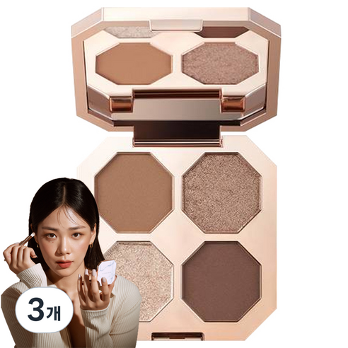디어달리아 드림 벨벳 아이섀도우 팔레트 5.1g, 문릿 데저트, 3개