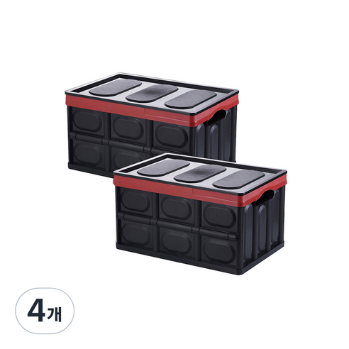 멀티 폴딩박스, BLACK, 4개