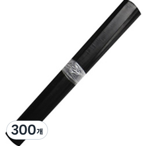 월드크린 분리수거 평판 비닐봉투 검정, 30L, 300개