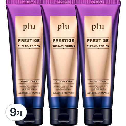 플루 바디 스크럽 프레스티지 테라피 에디션, 180g, 9개