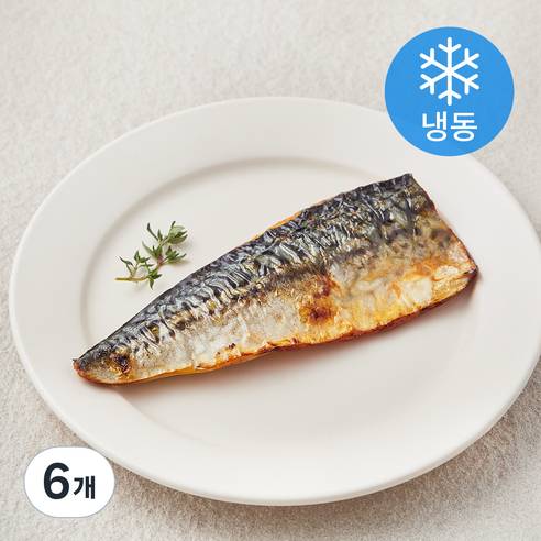 THE맛있는 화덕에 바로구운 가시없는 불맛 고등어구이 (냉동), 6개, 70g