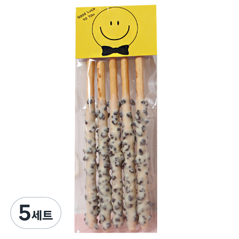 피크닉하우스 스마일 헤더텍 50p + opp 포장봉투 50p, 혼합 색상, 5세트