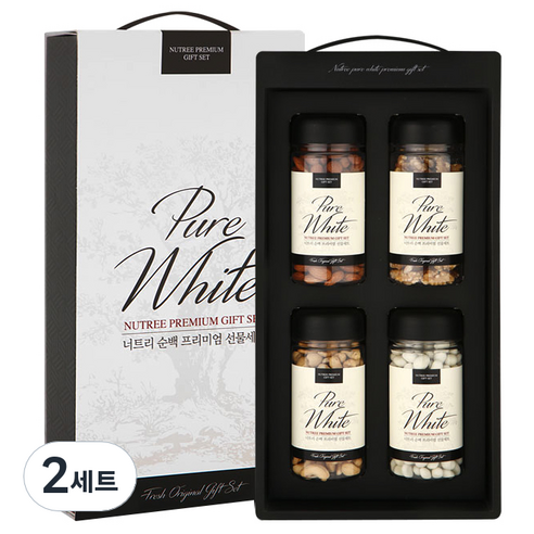 너트리 견과류 선물세트 순백 3호 800g, 2세트
