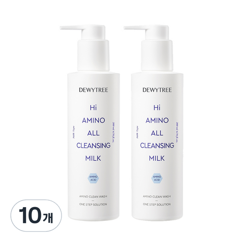 듀이트리 하이 아미노 올 클렌징 밀크, 200ml, 10개
