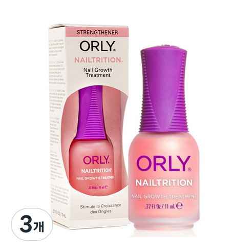 오를리 네일트리션 손톱 강화제, 11ml, 3개