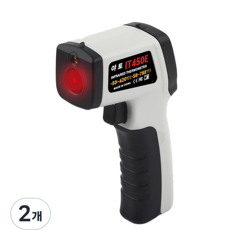 야토 측정적외선온도계 비접촉식 IT-450E, 2개