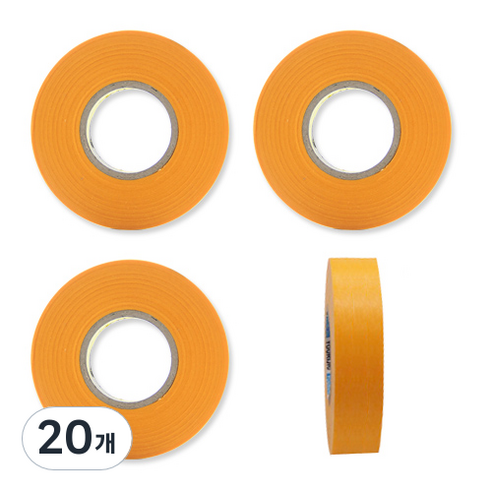 OON 마스킹 테이프 1.8cm x 50m, 20개