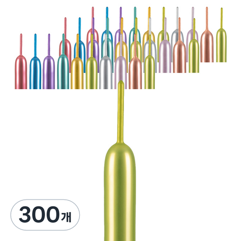 파티팡 크롬벌룬 요술풍선 260, 혼합색상, 300개