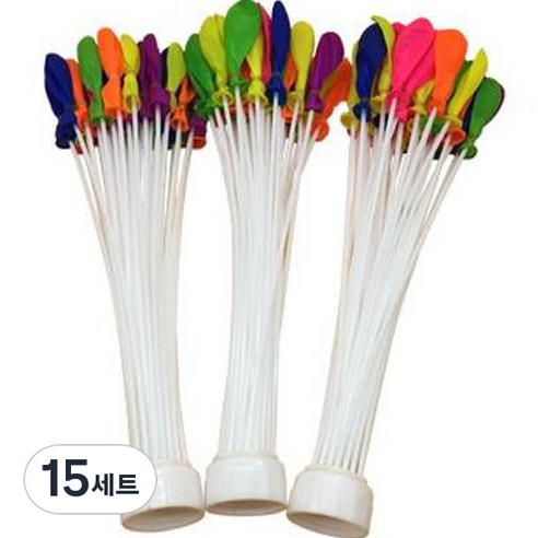인블룸 물풍선 37p x 3개 + 다발 제조기 3p 세트, 랜덤발송(물풍선), 화이트(제조기), 15세트