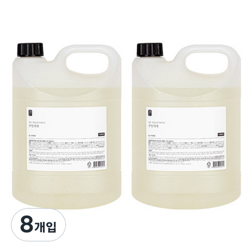 생활공작소 주방세제 바질향, 4L, 8개입
