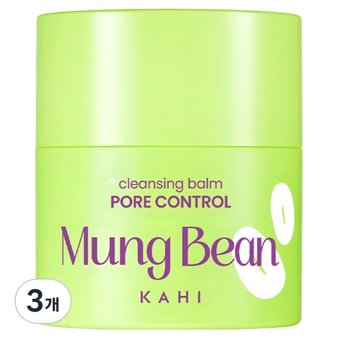 가히 클렌징 밤 포어 컨트롤 녹두, 3개, 50ml