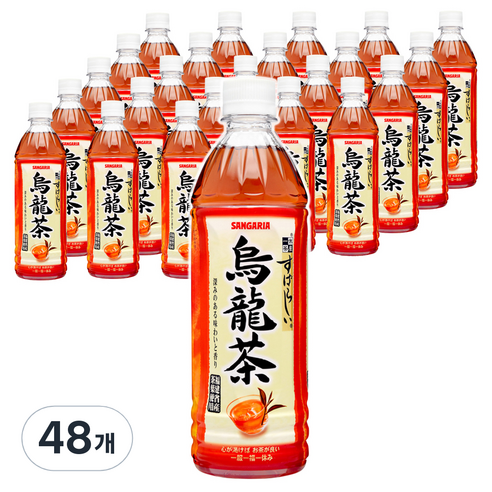 산가리아 스바라시 우롱차, 500ml, 48개
