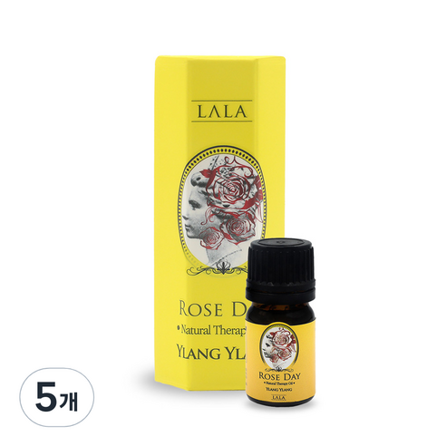라라 로즈데이 여성청결제 일랑일랑, 5ml, 5개