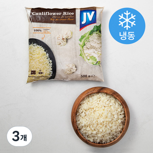 마당발 컬리플라워라이스 (냉동), 500g, 3개