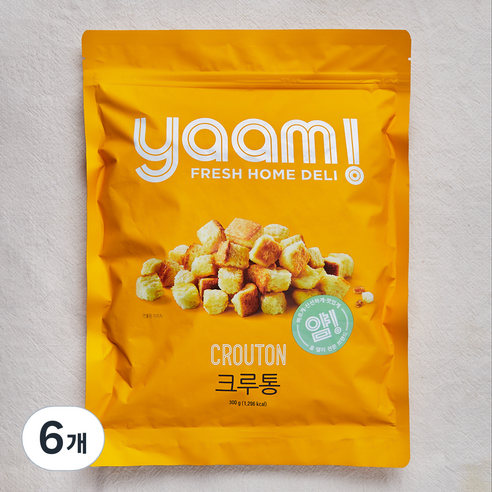 얌 크루통, 300g, 6개