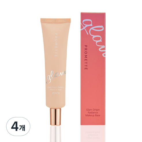 프롬에떼 글램 오리진 래디언스 메이크업베이스 30g, 피치, 4개