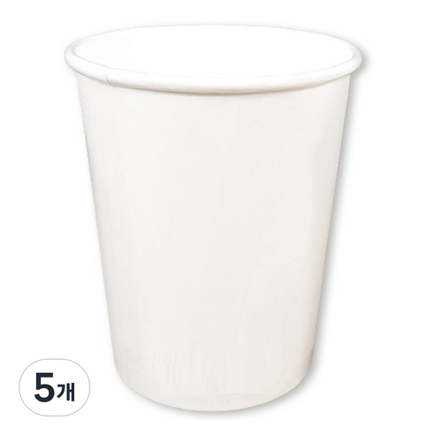 생활을그리다 종이컵 무인쇄 300ml, 5개, 50개입