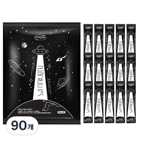 우주쫀득 곤약쫀드기, 25g, 90개