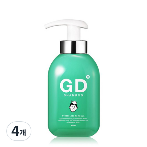 TS 지디 샴푸, 400ml, 4개
