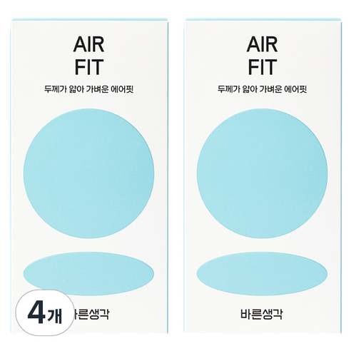 바른생각 에어핏 콘돔, 12개입, 4개