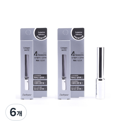 프리미엄 쌍꺼풀액 앤 접착제 7ml, Clear, 6개