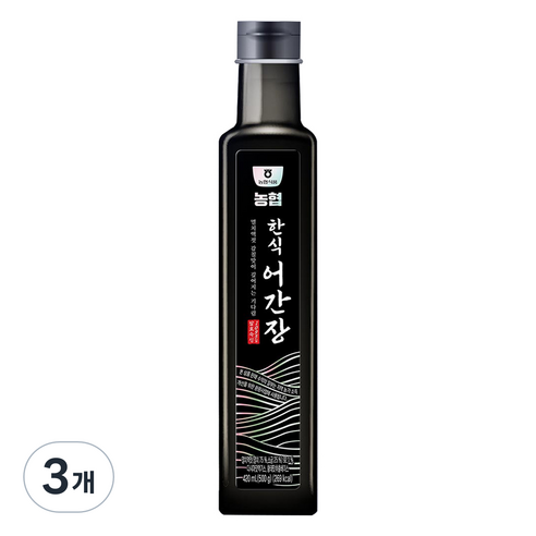 농협식품 한식 어간장, 3개, 420ml
