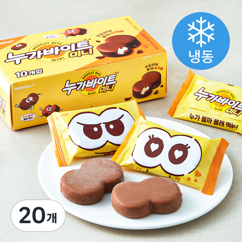 해태 누가바이트 미니 (냉동), 45ml, 10개입, 2박스