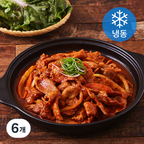 맛있는녀석들 성북동 한돈 제육볶음 (냉동), 350g, 6개