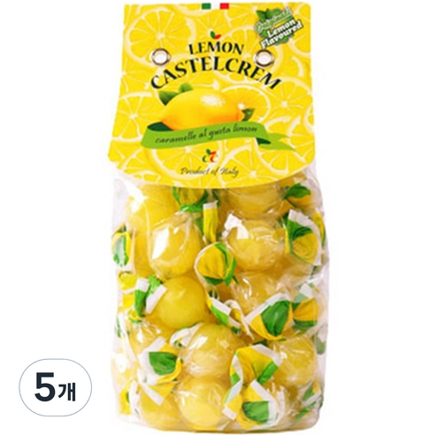 카스텔크렘 포지타노 레몬 사탕, 200g, 5개