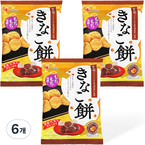세이카 키나코 모찌 인절미 맛, 120g, 6개