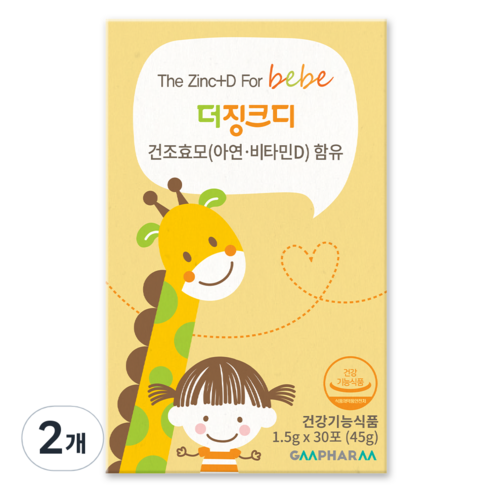 지엠팜 더 징크디 30p, 45g, 2개