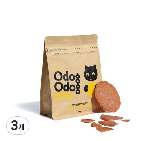 스위피 반려동물 오독오독 바삭 생식 간식 고구마 120g, 3개