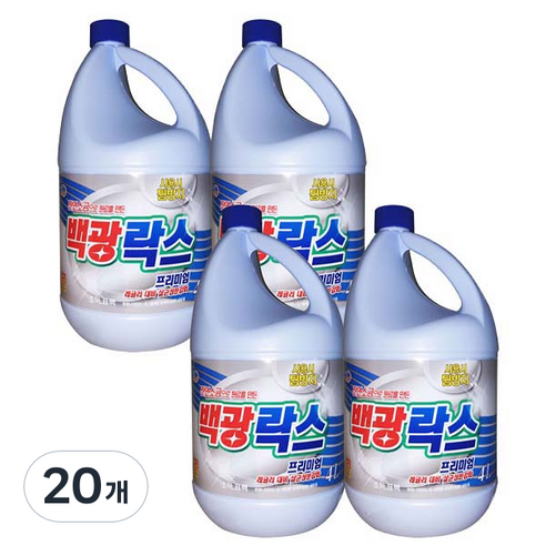 트레펑 백광 락스, 20개, 4L