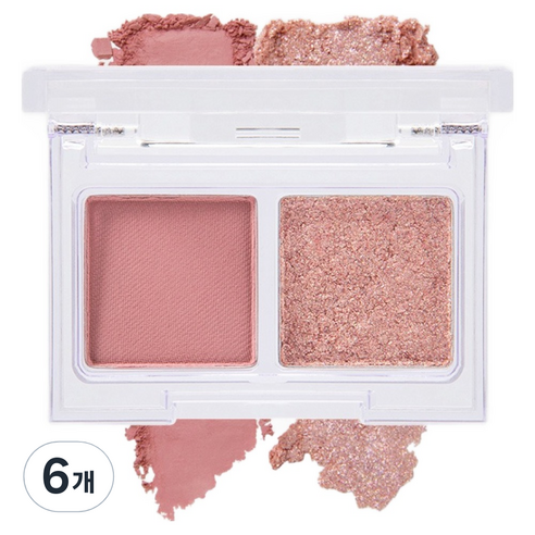 태그 글림 온 아이팔레트, 4호 로즈 뮬리, 6개