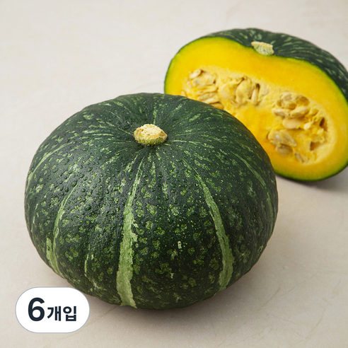 국내산 킹단호박, 1.2kg, 6개입