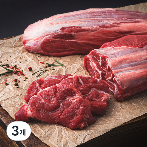 혜성 미국산 리테일팩 소아롱사태 (냉장), 3개, 1kg