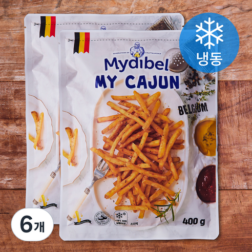 마이디벨 마이 케이준 감자튀김 (냉동), 400g, 6개