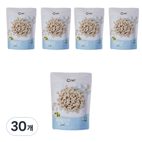 오늘도 유기농 치즈초코 쌀또밥 30g, 치즈 + 초코 혼합맛, 30개