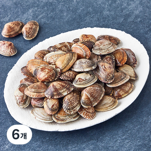 숨비해물 국내산 국물맛 깊은 바지락 (냉장), 6개, 800g
