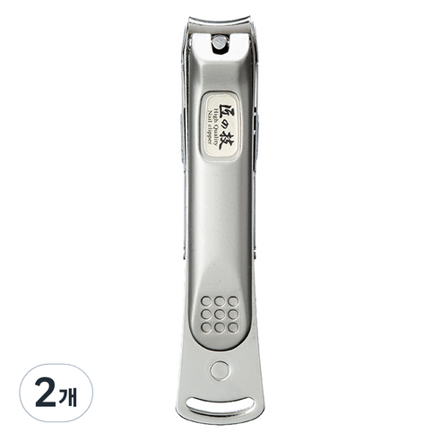 GREENBELL 타쿠미노와자 금속캡쳐 슬림 손톱깎이 S G-1115, 실버, 2개
