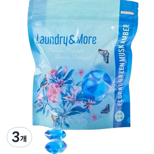 마녀의생활 올인원 고농축 캡슐 세탁세제 후레쉬향, 3개, 32개입