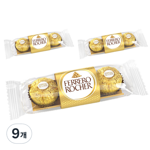 페레로로쉐 초콜릿 3p, 38g, 9개