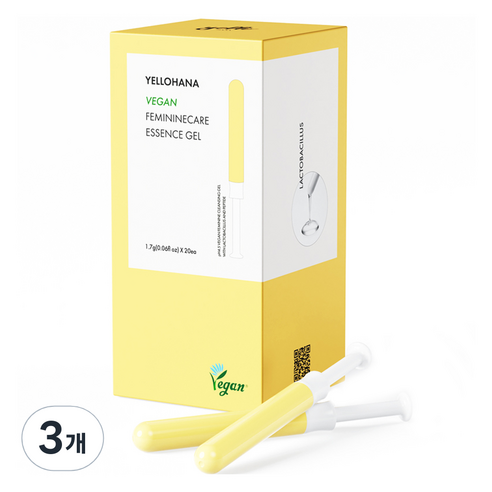 옐로하나 이너케어 여성청결제, 60개, 1.7g