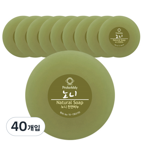 프로버블리 노니 비누, 110g, 40개입